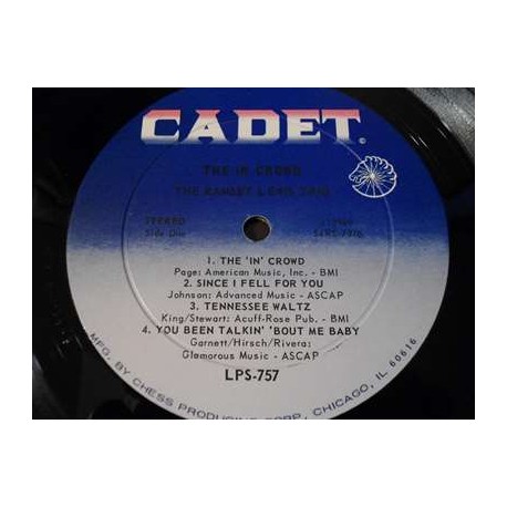 The Ramsey Lewis Trio - The In Crowd LP Vinyl Record For Sale
