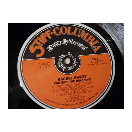 Rachel Sweet - Protect The Innocent LP Vinyl Record For Sale