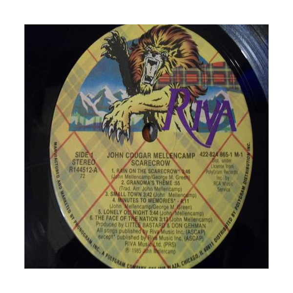 John Cougar Mellencamp - Scarecrow LP Vinyl Record For Sale