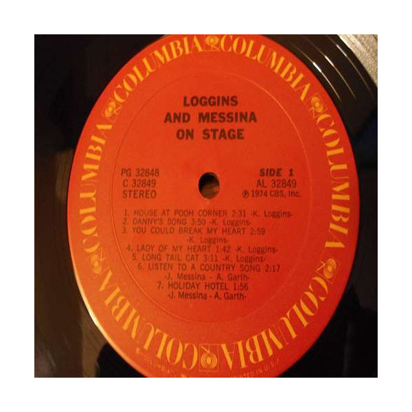 Loggins And Messina - On Stage 2xLP Vinyl Record For Sale