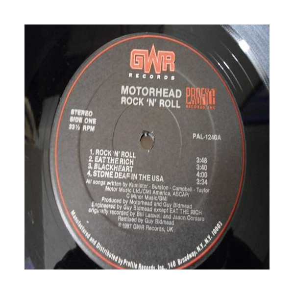 Motorhead - Rock 'N' Roll LP Vinyl Record For Sale