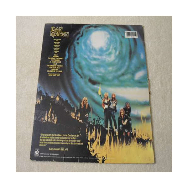 Iron Maiden - The Number Of The Beast LP Vinyl Record For Sale