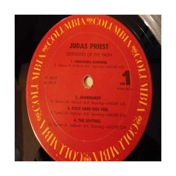 Judas Priest - Defenders Of The Faith LP Vinyl Record For Sale