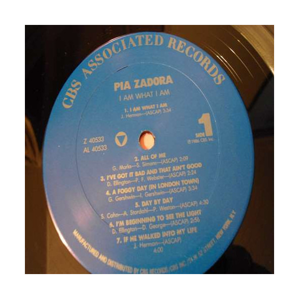 Pia Zadora - I Am What I Am LP Vinyl Record For Sale