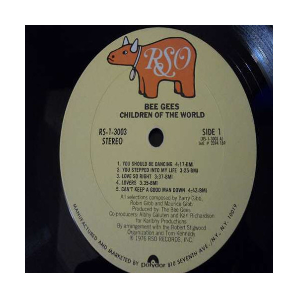 Bee Gees - Children Of The World Vinyl Lp Record For Sale