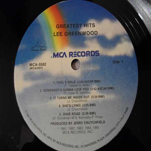 Lee Greenwood - Greatest Hits Vinyl Record LP For Sale