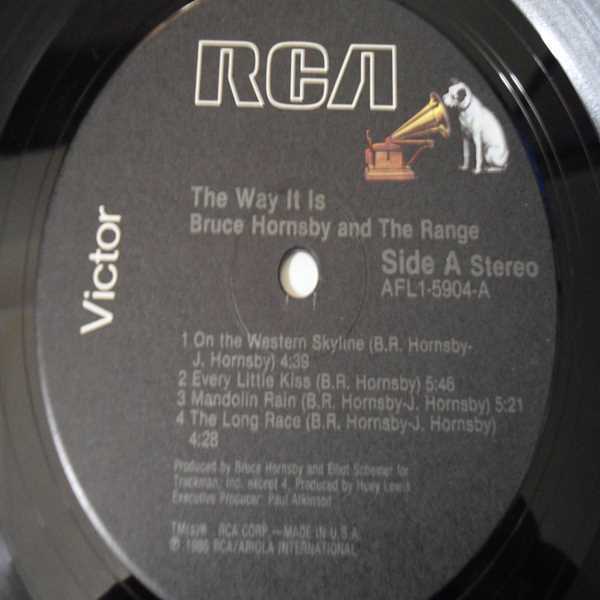 Bruce Hornsby And The Range - The Way It Is LP Vinyl Record For Sale