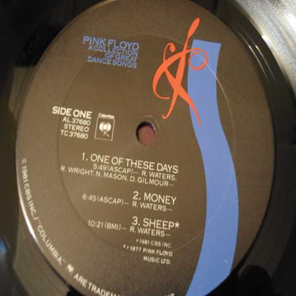 Pink Floyd - A Collection Of Great Dance Songs Vinyl Record For Sale