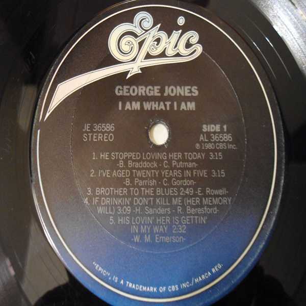 George Jones - I Am What I Am LP Vinyl Record For Sale