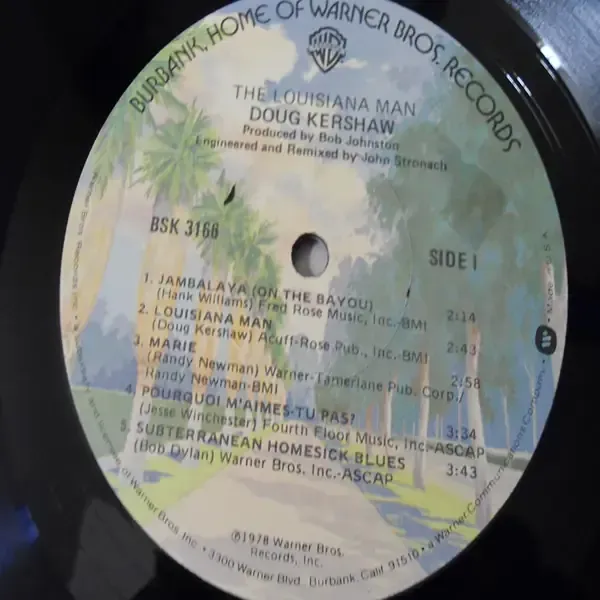 Doug Kershaw - The Louisiana Man LP Vinyl Record For Sale