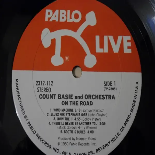 Count Basie - On The Road LP Vinyl Record For Sale