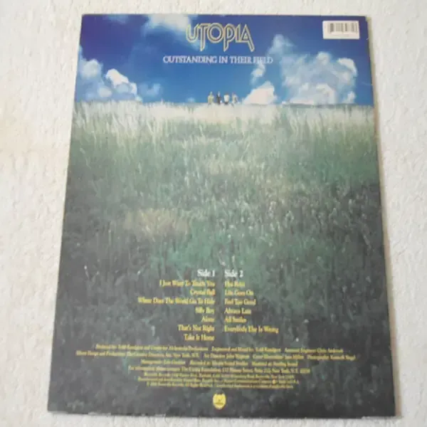 Utopia - Deface The Music LP Vinyl Record For Sale