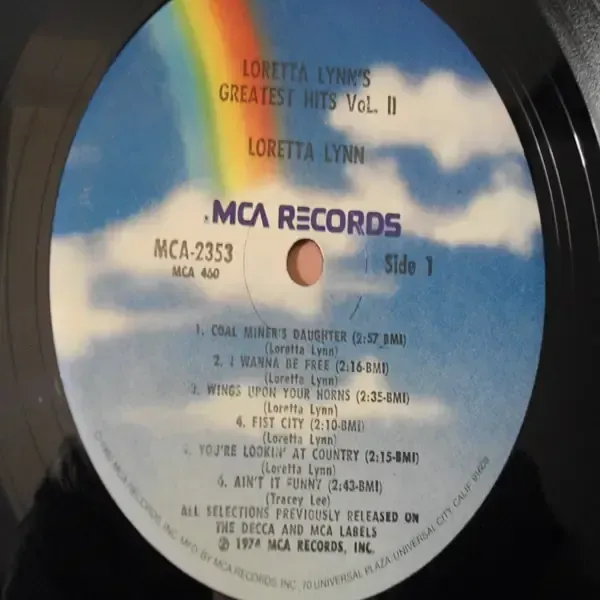 Loretta Lynn - Greatest Hits Vol. II LP Vinyl Record For Sale