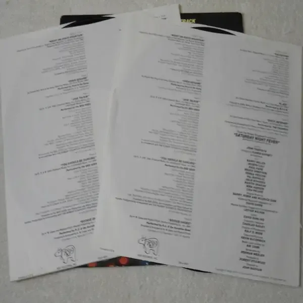 Saturday Night Fever - Movie Soundtrack Vinyl Record For Sale