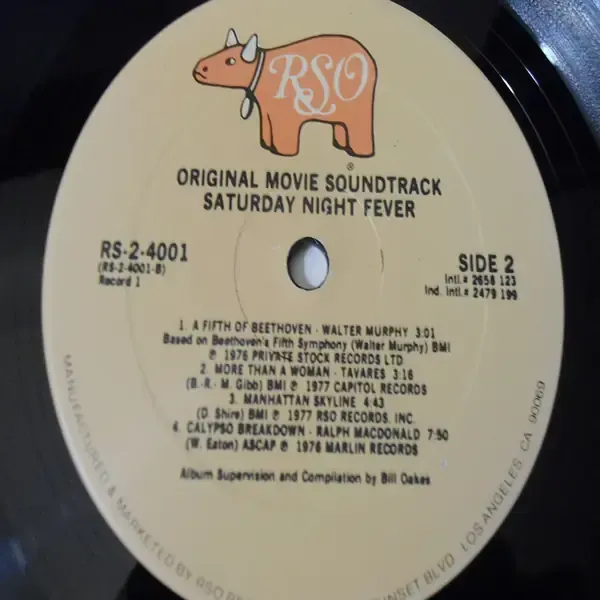 Saturday Night Fever - Movie Soundtrack Vinyl Record For Sale