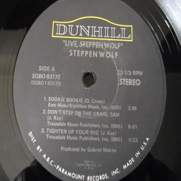 Steppenwolf - Live 2xLP Vinyl Record For Sale