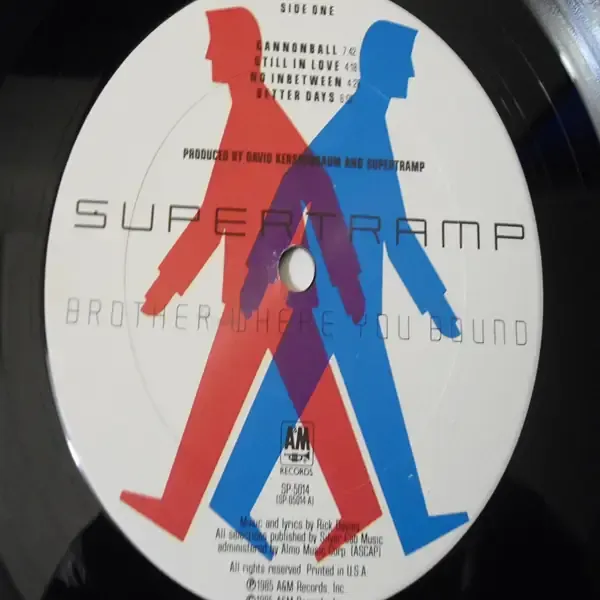 Supertramp - Brother Where You Bound LP Vinyl Record For Sale