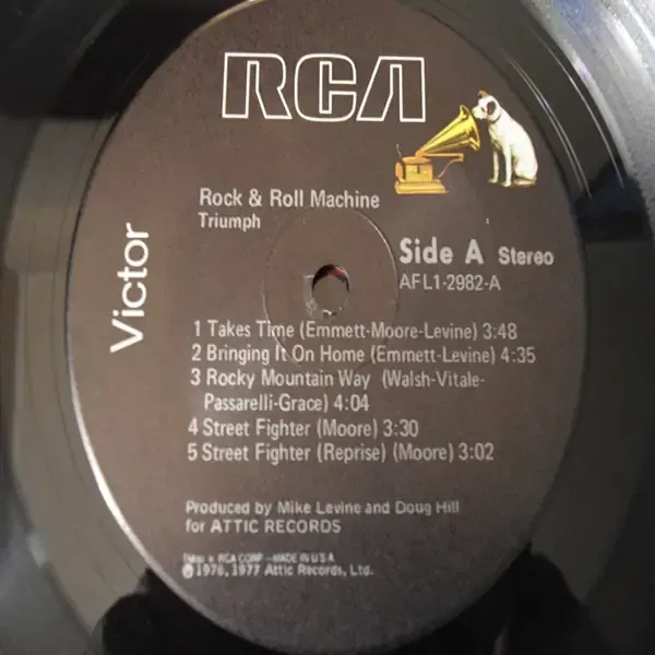 Triumph - Rock & Roll Machine LP Vinyl Record For Sale