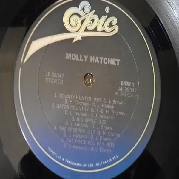 Molly Hatchet - Self Titled LP Vinyl Record For Sale