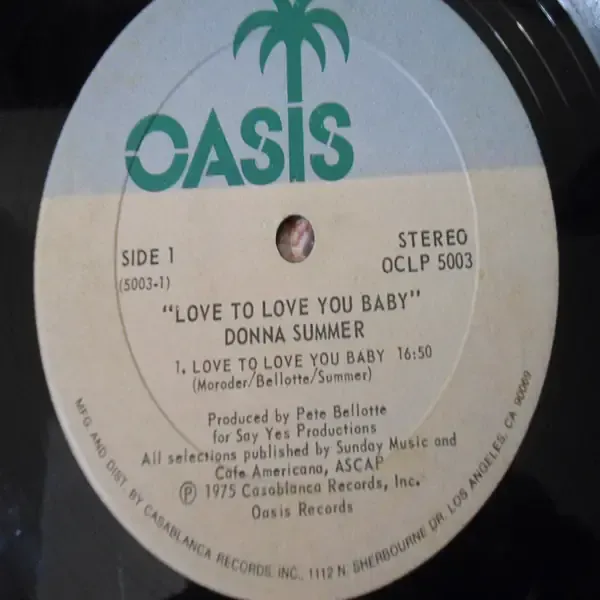 Donna Summer - Love To Love You Baby LP Vinyl Record For Sale