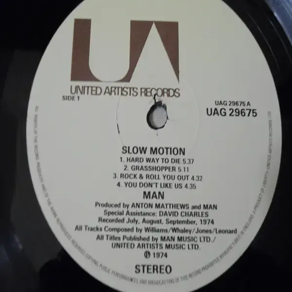 Man - Slow Motion LP Vinyl Record For Sale