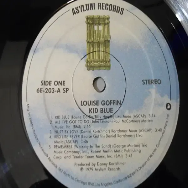 Louise Goffin - Kid Blue LP Vinyl Record For Sale