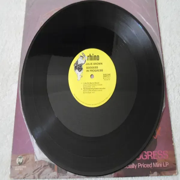 Julie Brown - Goddess In Progress Mini Album Vinyl Record For Sale