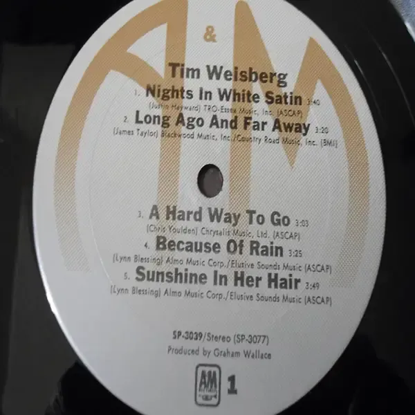 Tim Weisberg - Self Titled LP Vinyl Record For Sale