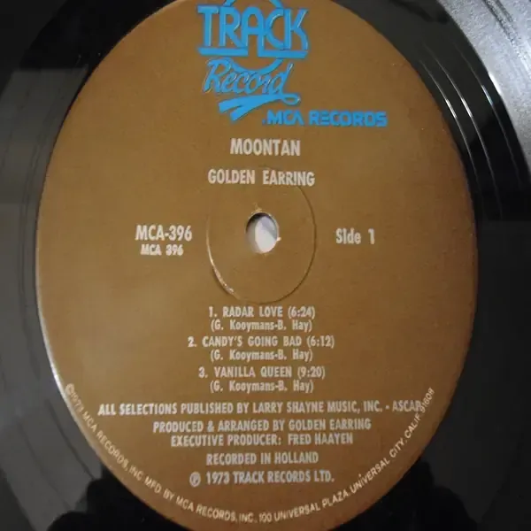 Golden Earring - Moontan LP Vinyl Record For Sale