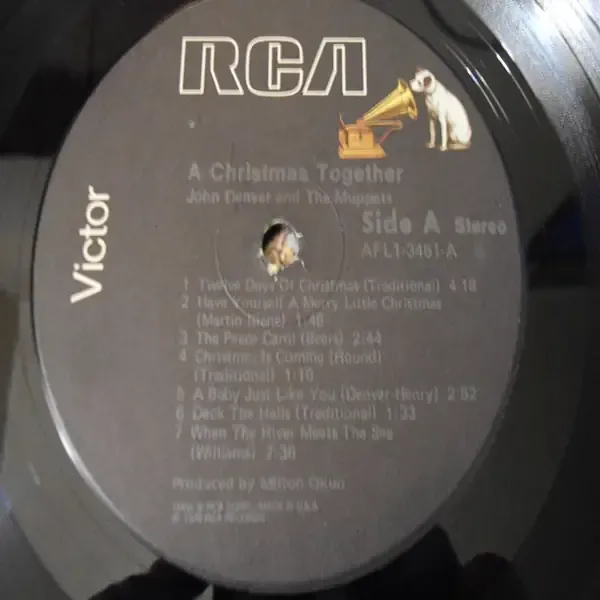 John Denver & The Muppets - A Christmas Together LP Vinyl Record For Sale