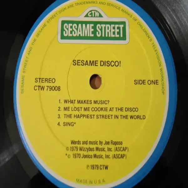 Sesame Street - Sesame Disco LP Vinyl Record For Sale