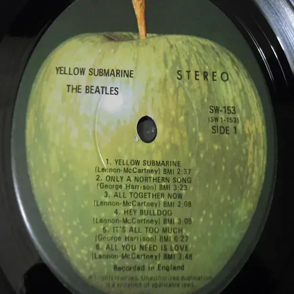 The Beatles - Yellow Submarine LP Vinyl Record For Sale