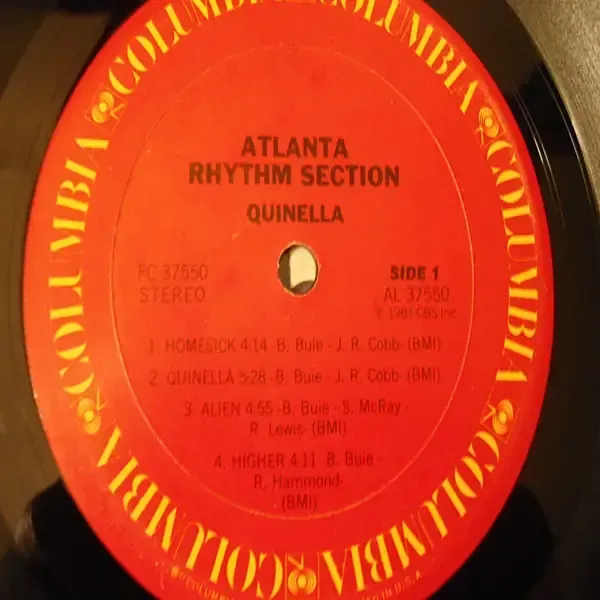 Atlanta Rhythm Section - Quinella LP Vinyl Record For Sale