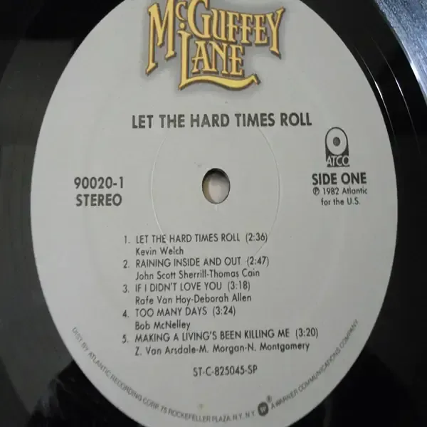McGuffey Lane - Let The Hard Times Roll LP Vinyl Record For Sale