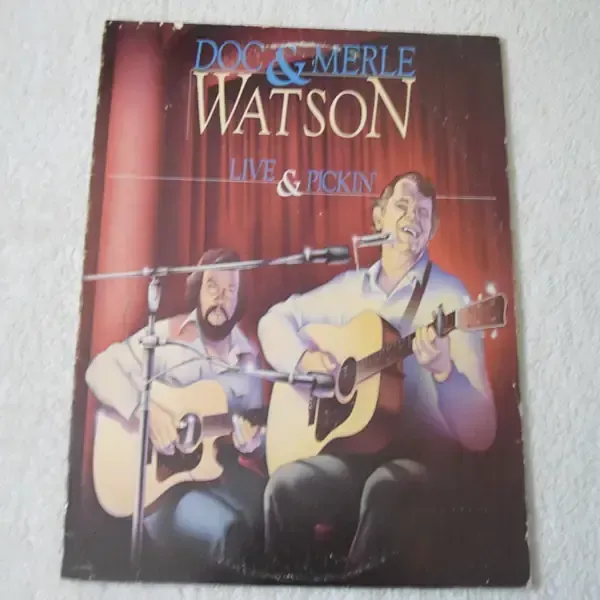 Doc & Merle Watson - Live & Pickin LP Vinyl Record For Sale