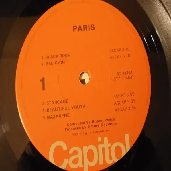 Paris - Self Titled LP Vinyl Record For Sale
