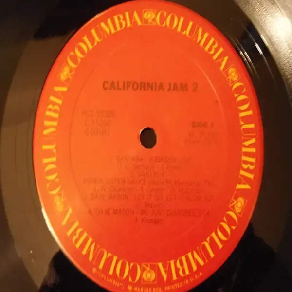 California Jam 2 - Live Classic Rock Compilation 2xLP Vinyl Record For Sale