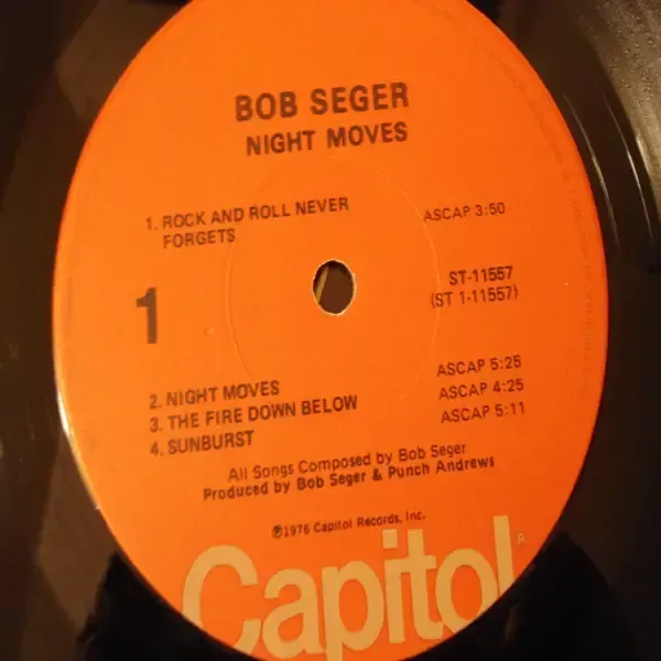 Bob Seger - Night Moves LP Vinyl Record For Sale
