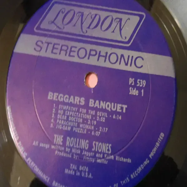 Rolling Stones - Beggars Banquet LP Vinyl Record For Sale