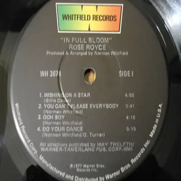 Rose Royce - In Full Bloom LP Vinyl Record For Sale