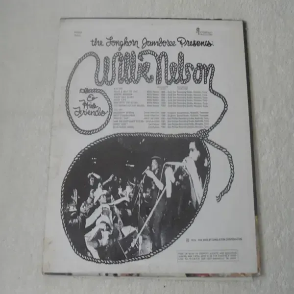 Willie Nelson - Longhorn Jamboree LP Vinyl Record For Sale