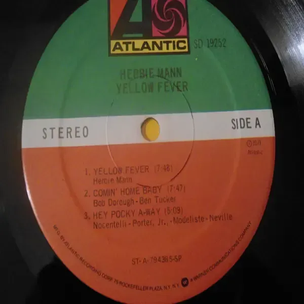 Herbie Mann - Yellow Fever LP Vinyl Record For Sale