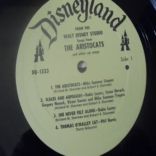 Walt Disney's - The Aristocats LP Vinyl Record For Sale