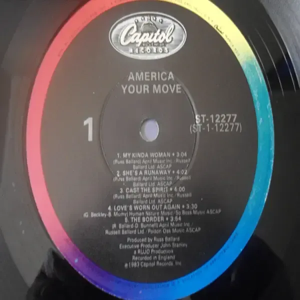 America - Your Move LP Vinyl Record For Sale