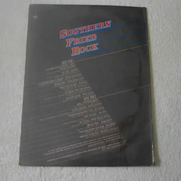 Southern Fried Rock - 70s Southern Rock Compilation LP Vinyl Record For Sale