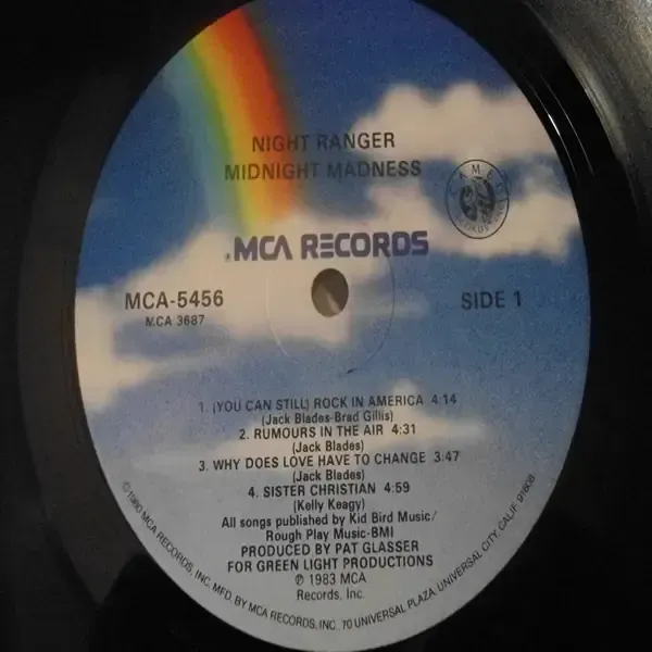 Night Ranger midnight madness vinyl lp record for sale