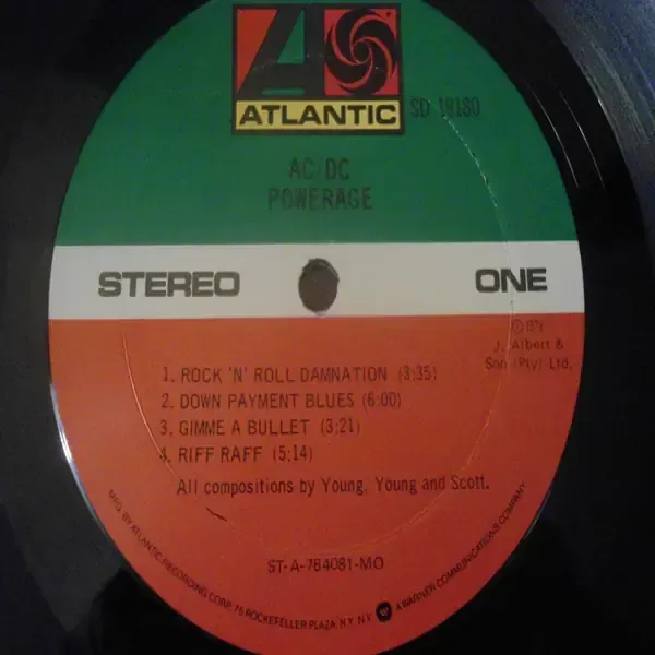 AC/DC - Powerage LP Vinyl Record For Sale