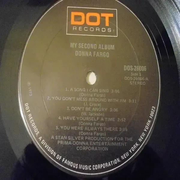 Donna Fargo - My Second Album LP Vinyl Record For Sale