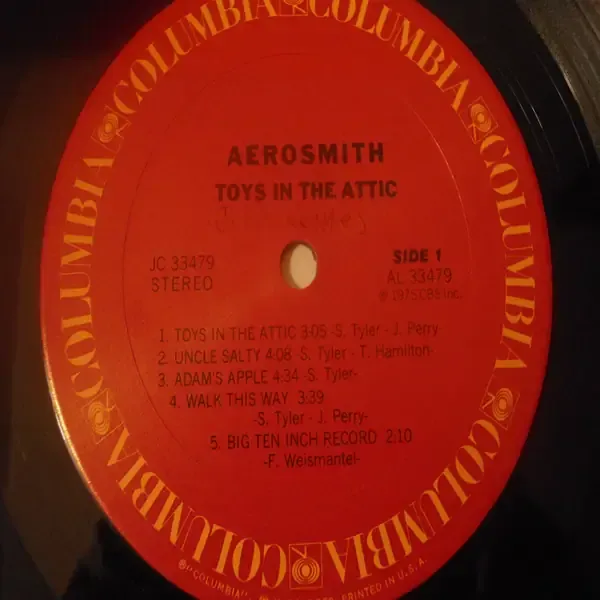 Aerosmith - Toys In The Attic LP Record For Sale