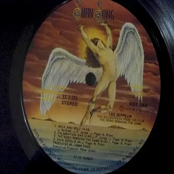 Led Zeppelin - The Song Remains The Same Soundtrack 2xLP Vinyl Record For Sale